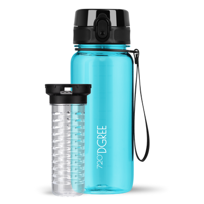 uberBottle Trinkflasche | crystalClear Fruchtbehälter