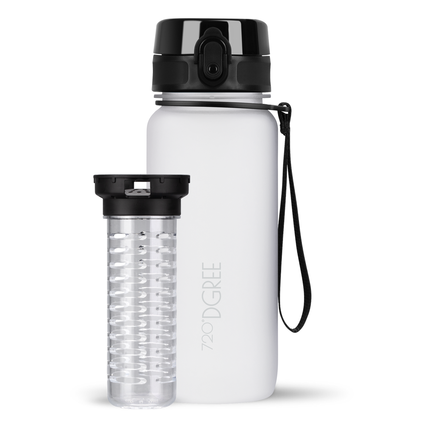 uberBottle Trinkflasche | softTouch Fruchtbehälter