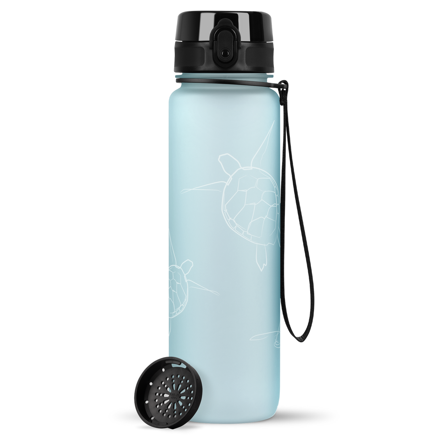 OUTLET uberBottle Trinkflasche Tracker und Motive | softTouch Sieb