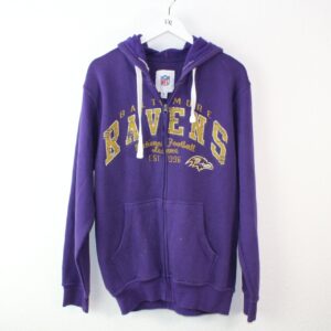 Vintage Baltimore Ravens Zip Hoodie (M)