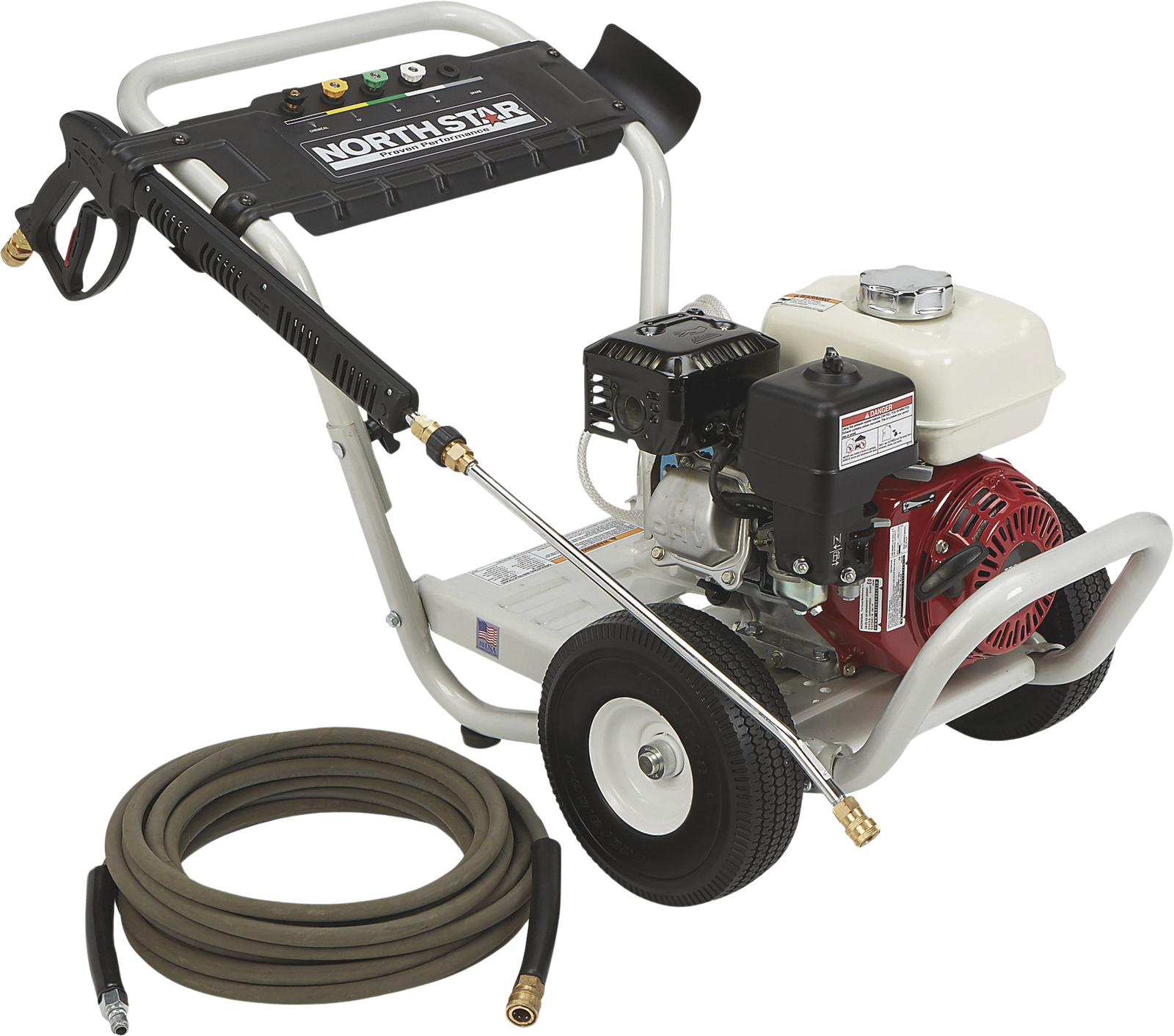 NorthStar Pressure Washer 3300 PSI 2.5 GPM Honda GX200 CAT Pump Aircraft Grade Aluminum Gas 157132 New