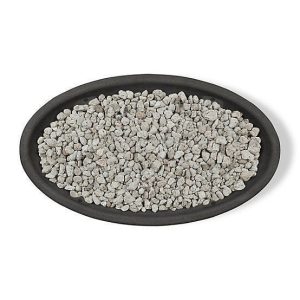 Real Flame 48.25 in. x 28.25 in. Riverside Oval Propane Gas Fire Bowl, Shale