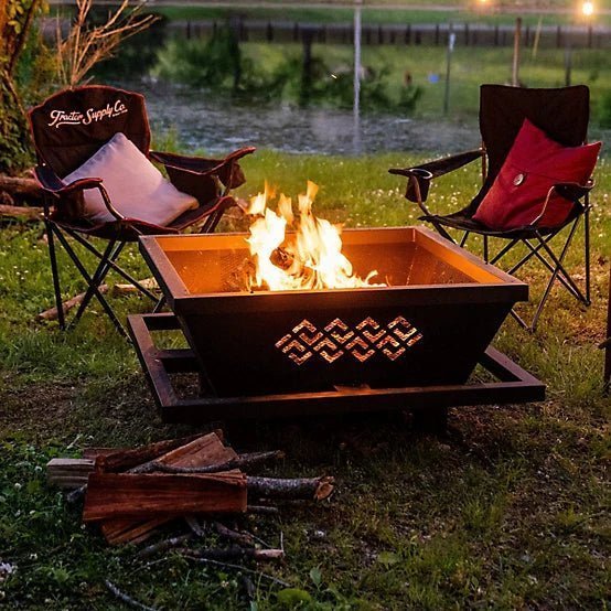 RedStone 43.3 in. Square Wood-Burning Fire Pit - Image 3