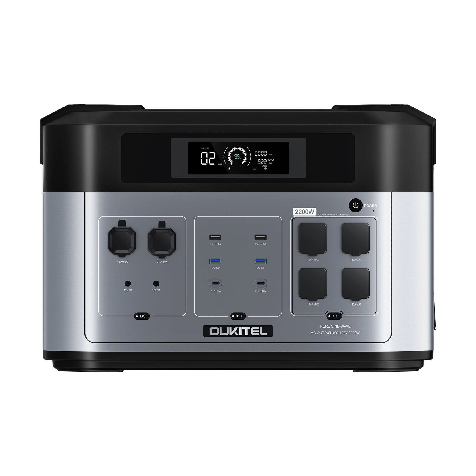 OUKITEL BP2000+400W Solar Generator - Image 8