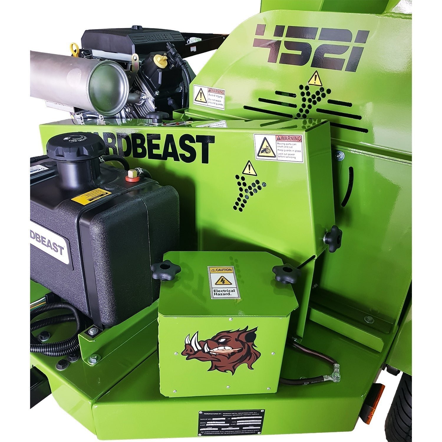 YARDBEAST 4.5” Commercial-Grade Chipper – YB4521 - Image 2