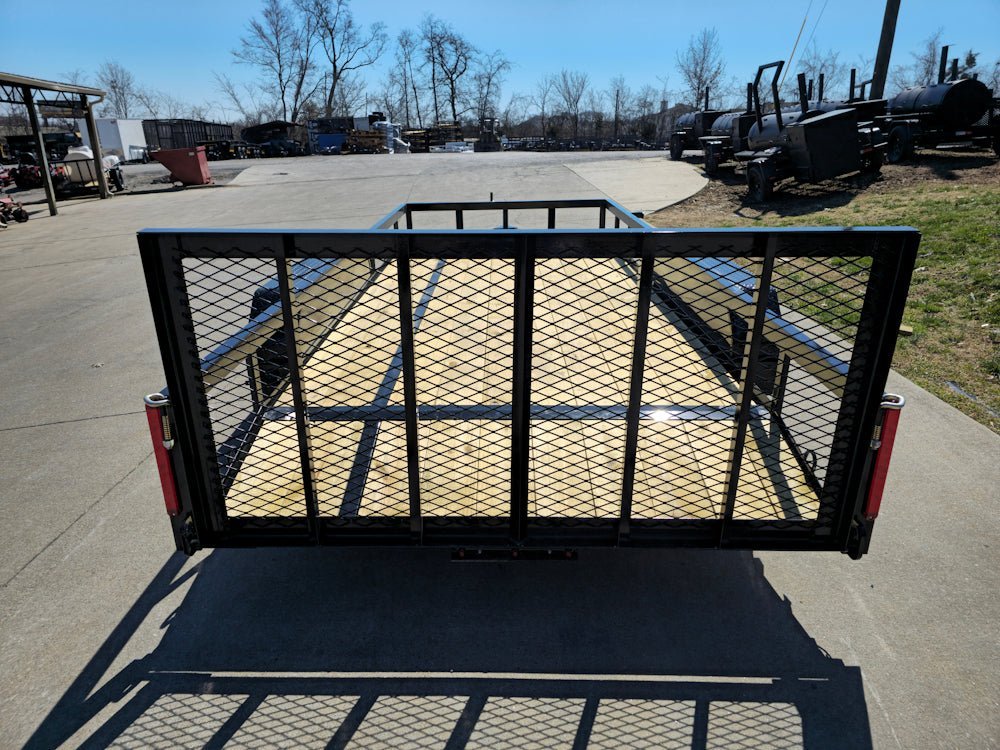 6’4″ x 16 Utility Trailer Double Axle Dovetail With Gate Powder Coated (2) 3500lb Axles - Image 15