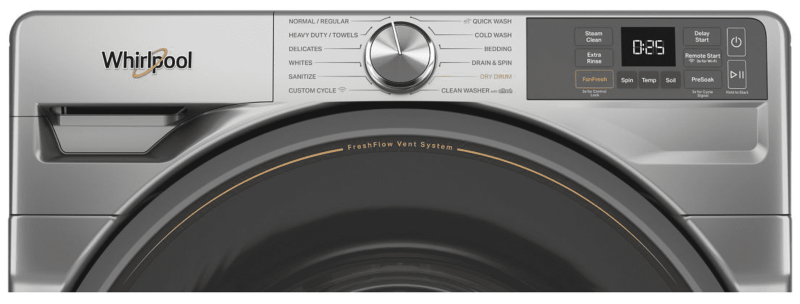 Whirlpool WFW5720RR 4.5 cu. ft. Smart Front Load Washer - Image 2