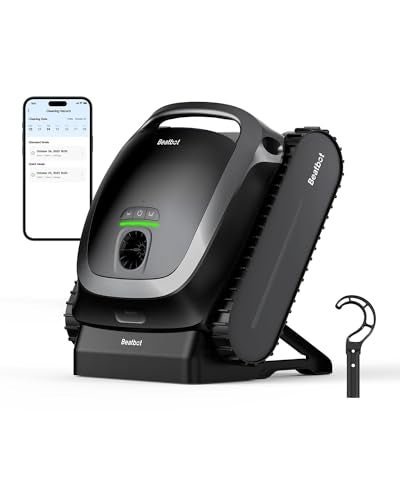 Beatbot AquaSense Cordless Robotic Pool Vacuum Cleaner – Intelligent Path Opimization, Cleans Floor, Walls, and Waterline – Ideal for Above & In-Ground Pools up to 2,260 sq.ft.