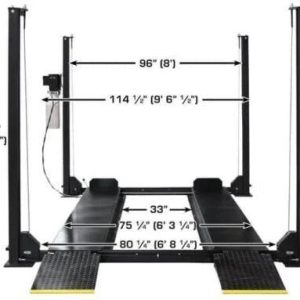 Atlas Apex 8 8,000 lb 4-Post Lift Car