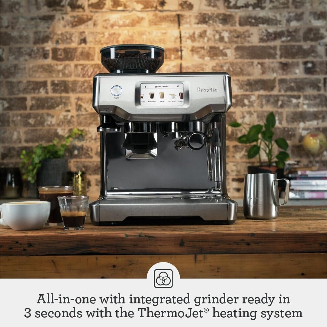 Breville Barista Touch Espresso Machine BES880BSS, Brushed Stainless Steel - Image 2