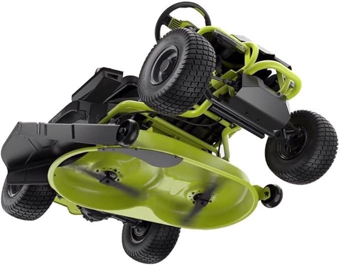 Ryobi 38 inches 100 Ah Battery Electric Rear Engine Riding Lawn Mower Model#: RY48111 - Image 4