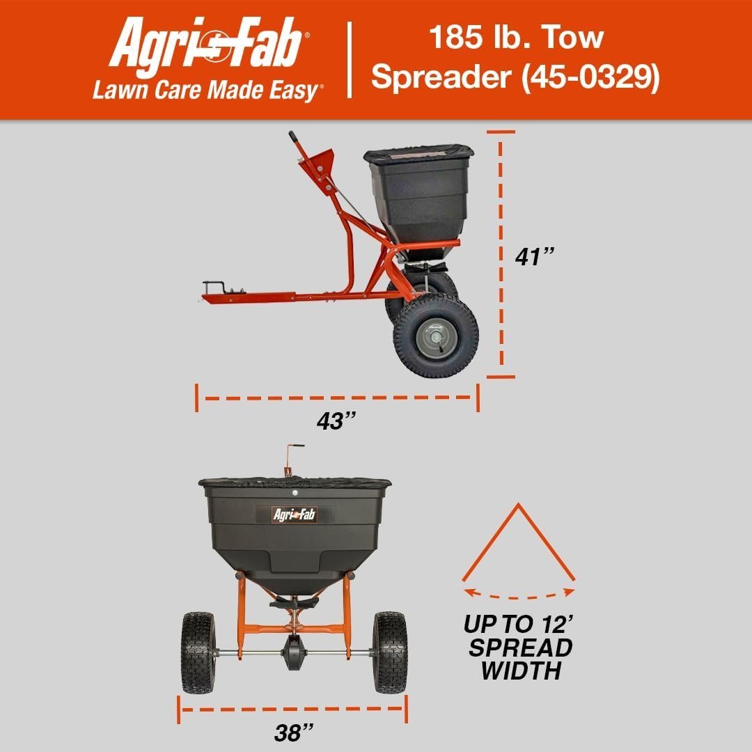 Agri-Fab 45-0543 Tow-Behind 100 lb Lawn & Garden Spiker Seeder Spreader - Image 57