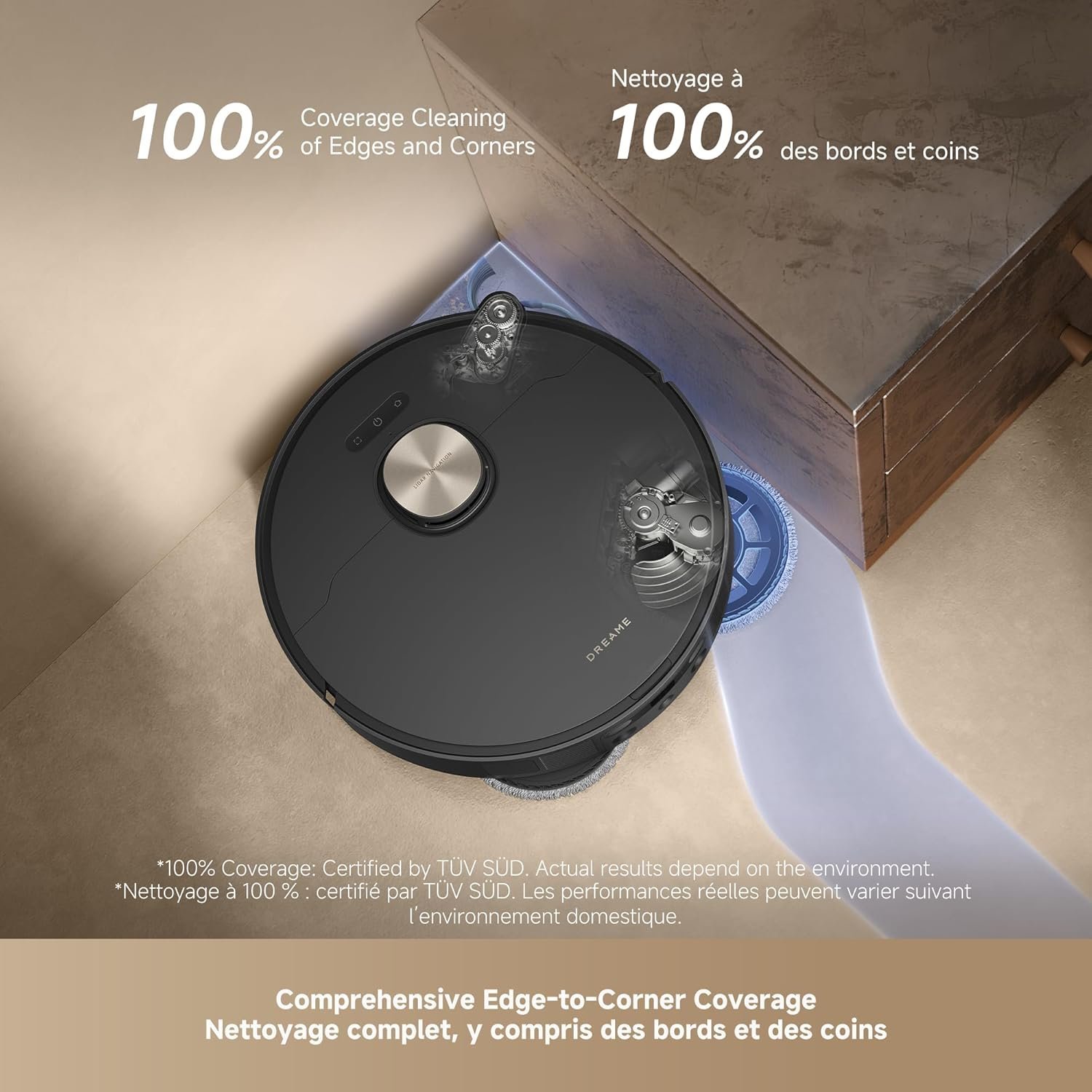 DREAME L50 Ultra Robot Vacuum & Mop, 19,500Pa, Auto-Empty - Image 15
