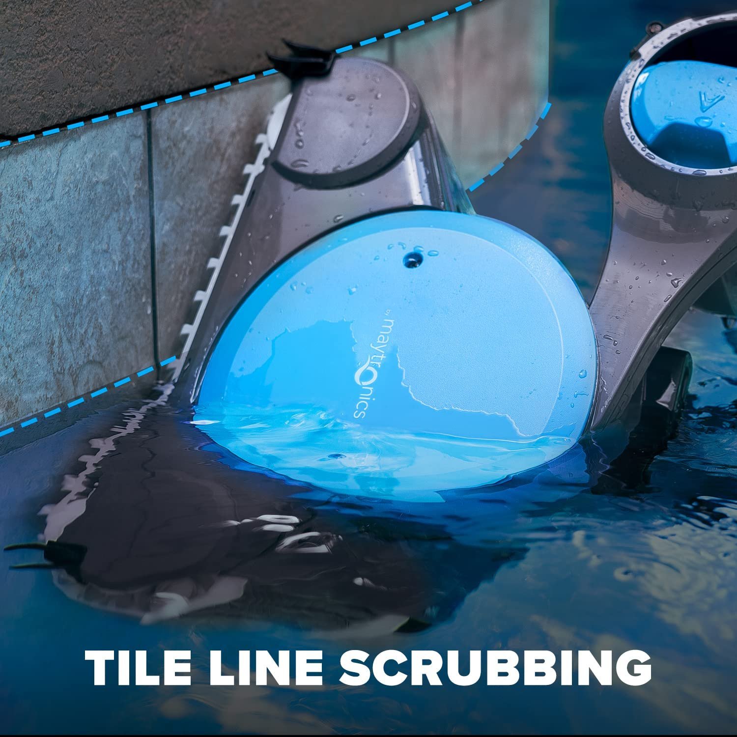 Dolphin Premier Robotic Pool Cleaner 2024 for Inground Pools up to 50ft - Image 7