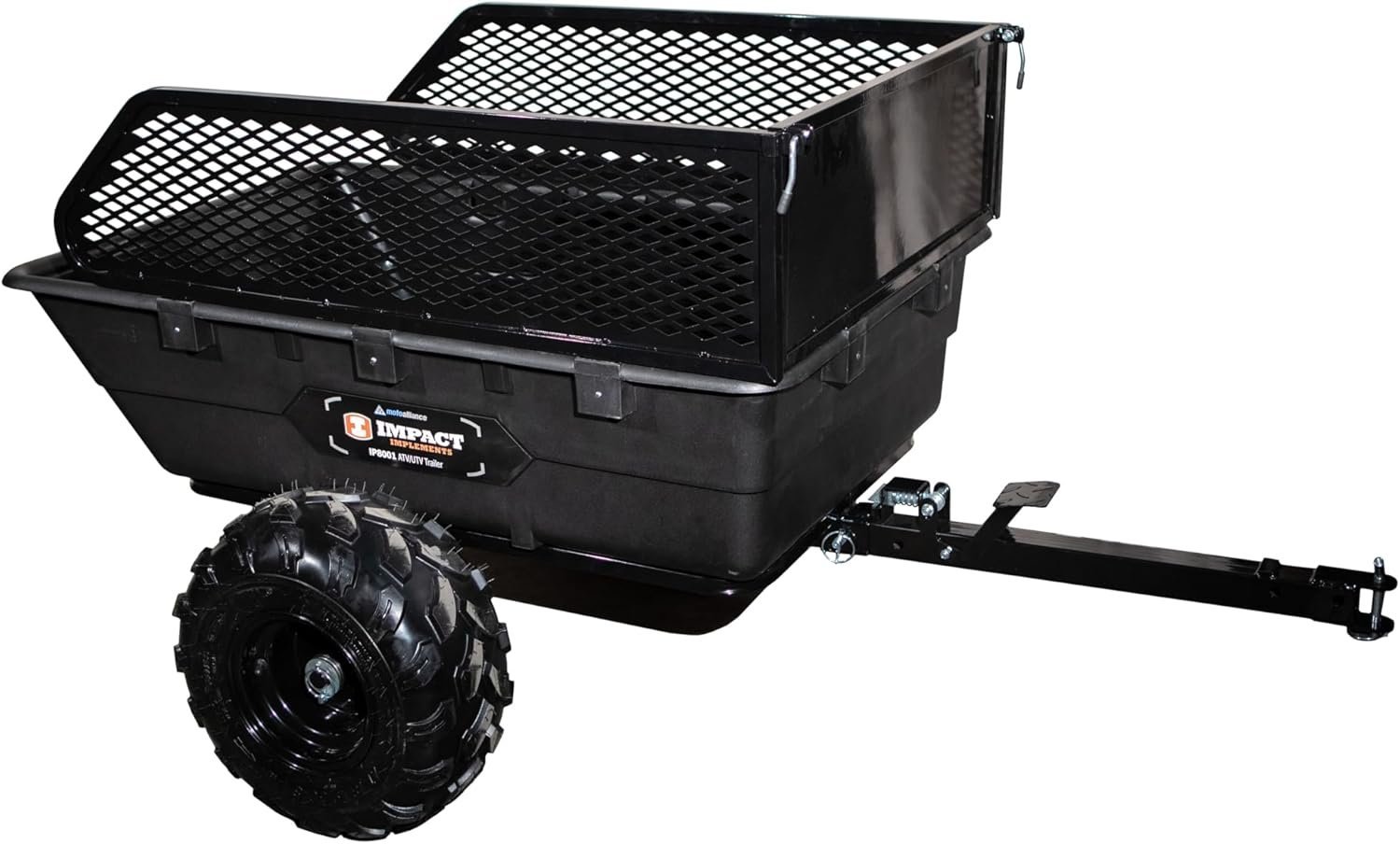 Impact Implements 1500 lb Utility Cargo Trailer with Pivot Dump for ATV, UTV, and Lawn Tractor - Image 9