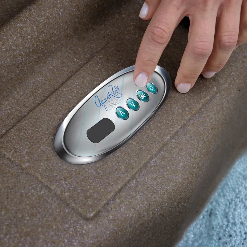 Premium AR300 2-Person 20-Jet Oval Plug & Play Hot Tub with Ozonator, Powered by Jacuzzi Pumps - Image 4