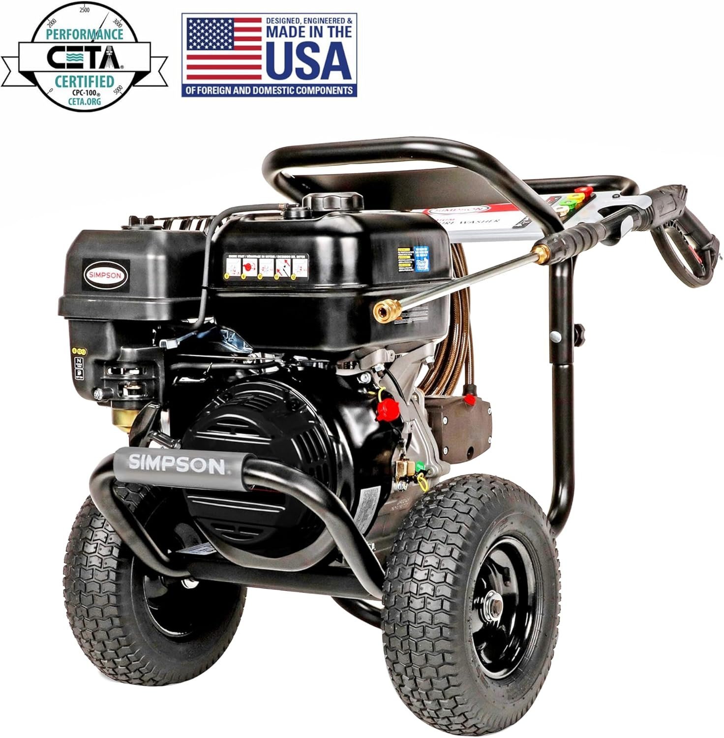 Simpson PowerShot PS60843 – 4400 PSI 4.0 GPM Commercial Gas Pressure Washer with 50 ft Hose | Cold Water, 49-State Compliant - Image 9