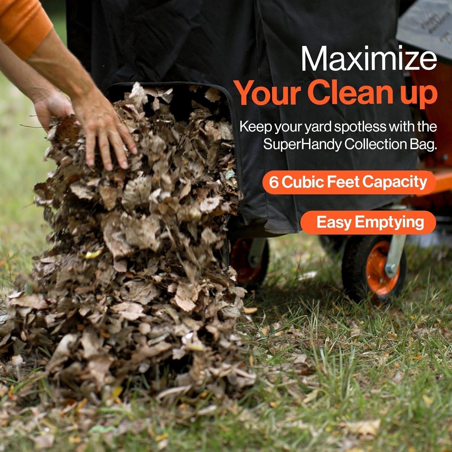 SuperHandy 7HP Gas Leaf Vacuum & Wood Chipper, 10:1 Mulch, 6-Bushel Bag - Image 2