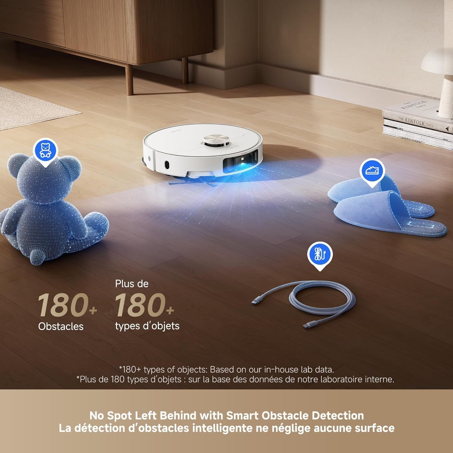 DREAME L50 Ultra Robot Vacuum & Mop, 19,500Pa, Auto-Empty - Image 3