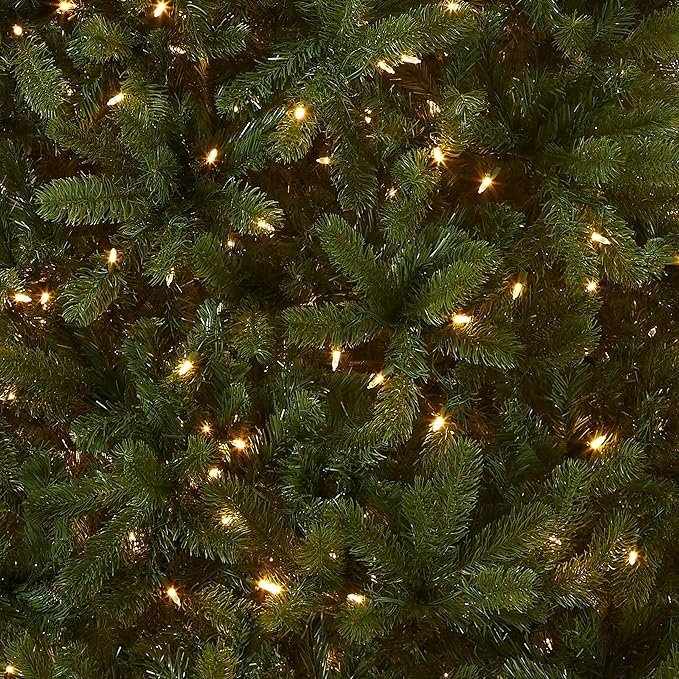 National Tree Company Pre-Lit ‘Feel Real’ Artificial Full Downswept Christmas Tree, Green, Douglas Fir, Dual Color LED Lights, Includes PowerConnect and Stand, 7.5 Feet - Image 4