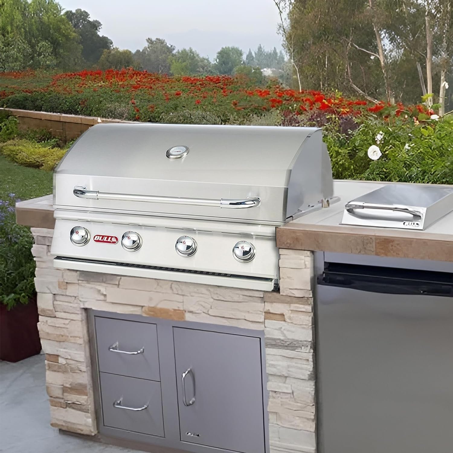Bull 30″ Lonestar Select Stainless Steel Drop-In Grill - Image 6