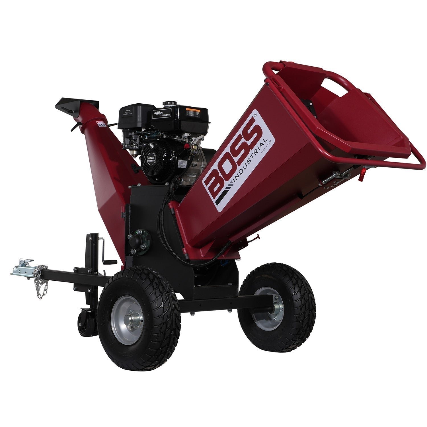 Boss Industrial 6″ 14 HP Chipper Shredder with Electric Starter – CGR60 - Image 5