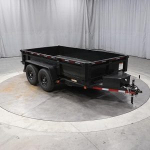 6×12 Dual-Axle Dump Trailer – 12,000 lb Heavy-Duty Hauler for Construction & Landscaping