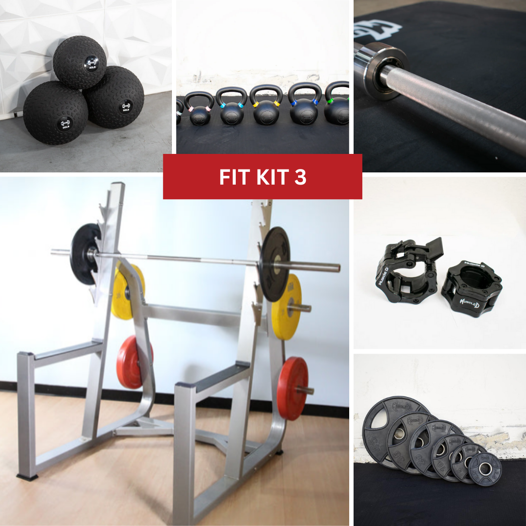 Commercial Squat Rack Kits – Muscle D Fitness – Gym Storage – Black / Silver - Image 10