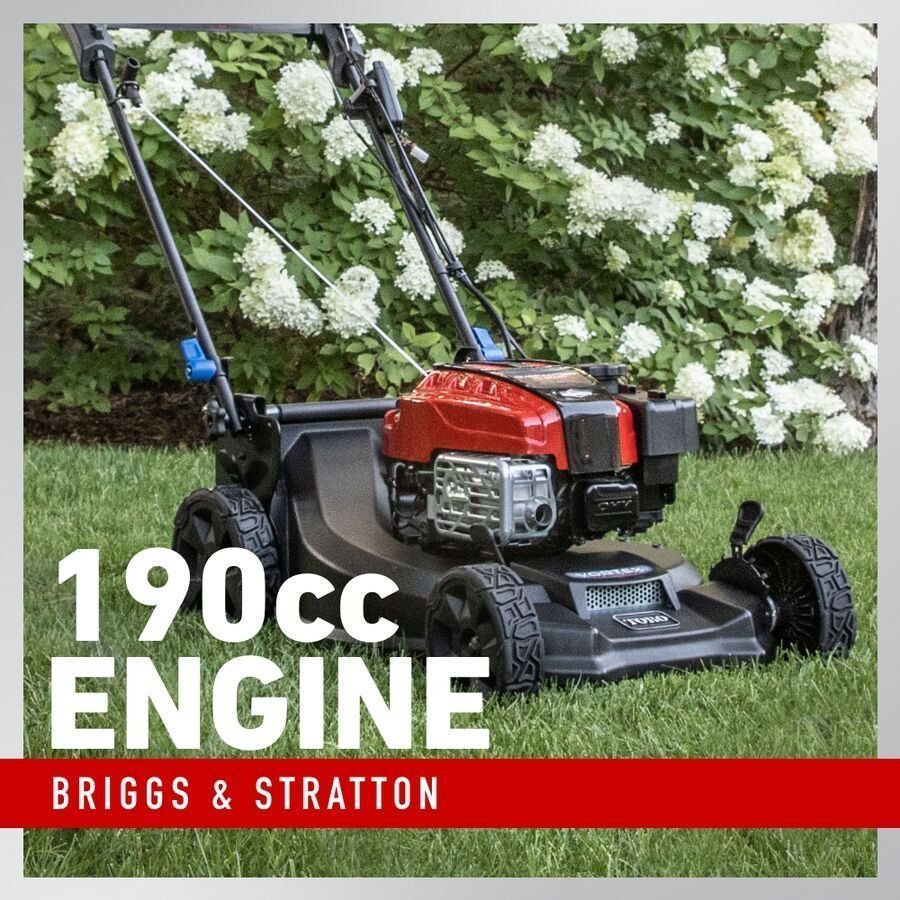 21 in. Super Recycler Personal Pace SmartStow 190cc Briggs&Stratton Electric Start Self Propelled Walk Behind Lawn Mower - Image 2