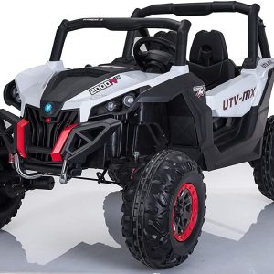 Best Ride On Cars Lightning UTV with 4 Motors-12V-White