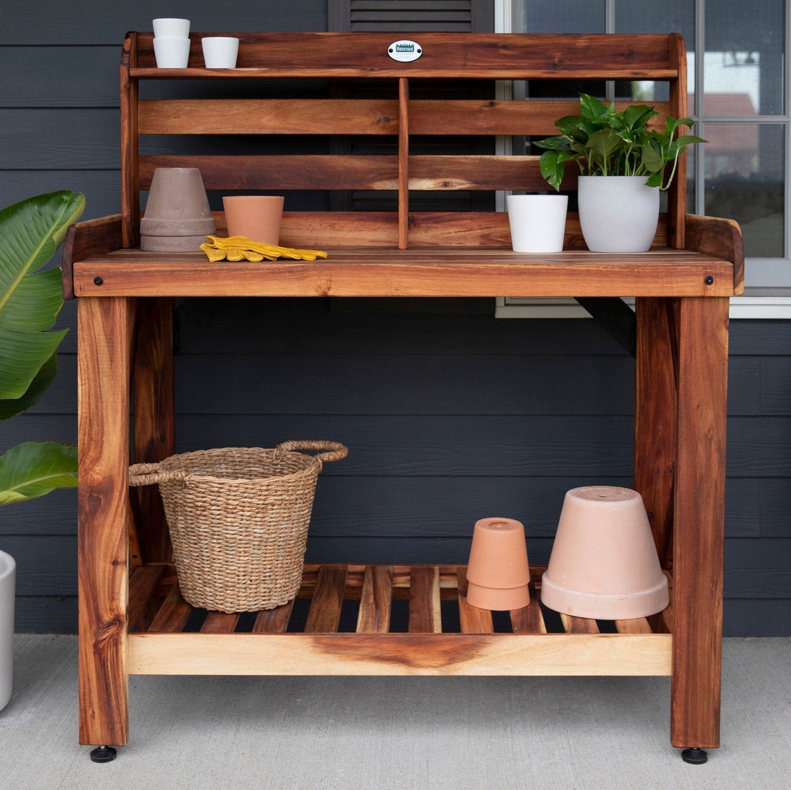 Potting Table/Bench/Serving Bar β Acacia Wood