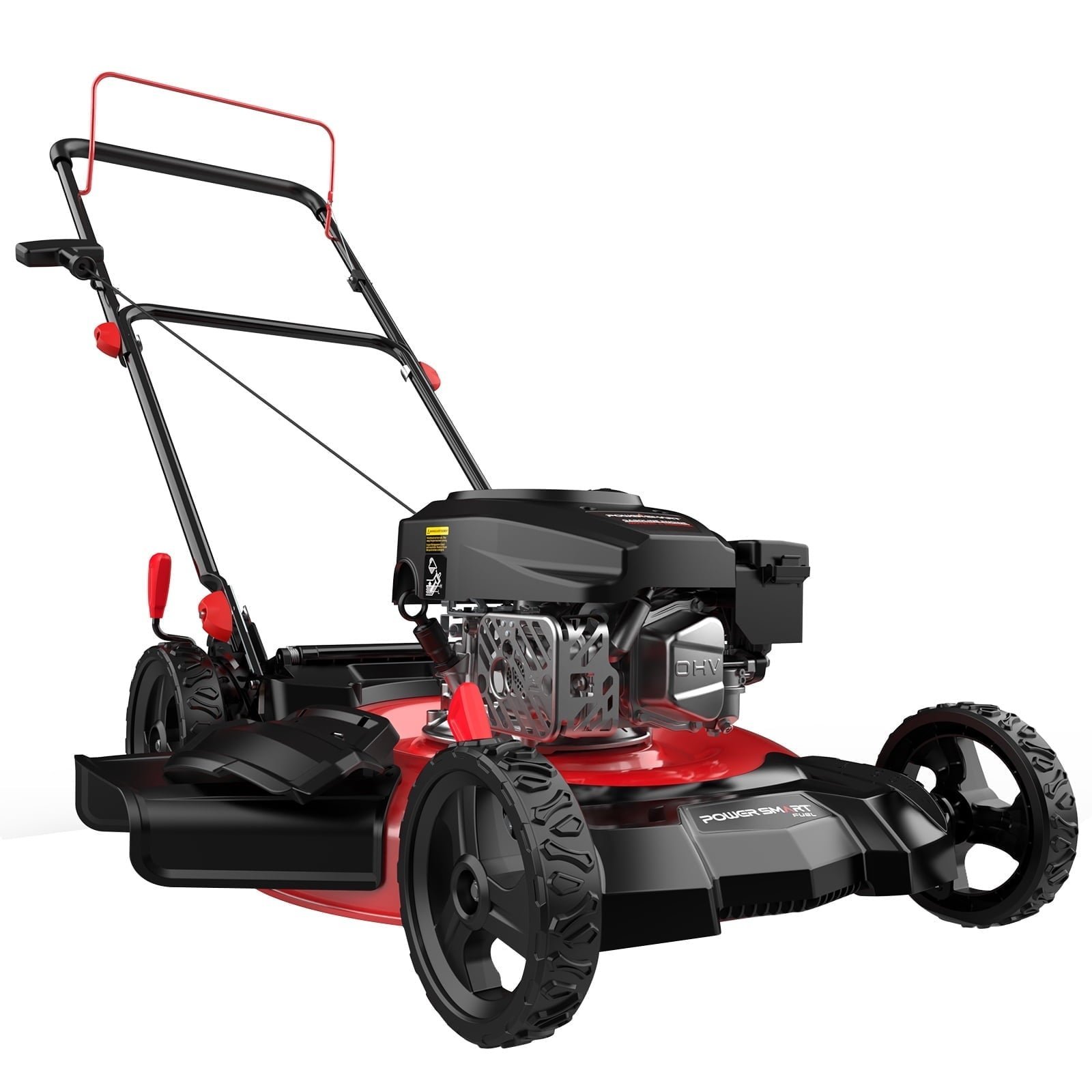 PowerSmart 21 in. Gas Push Lawn Mower, 144cc 2-in-1 Side Discharge