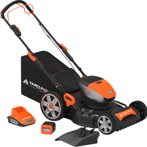 Yard Force YF60VRX Lawn Mower 21″ w/ Lithium-Ion Battery and Fast Charger 60V New
