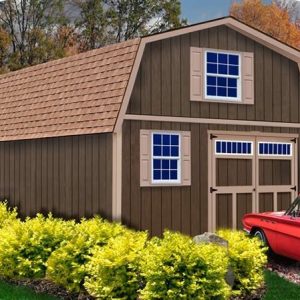 Best Barns Virginia 16×28 Wood Storage Garage