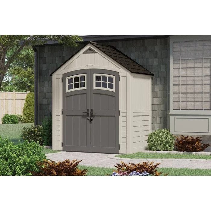 Cascade 7 ft. W x 4 ft. D Plastic Storage Shed - Image 3