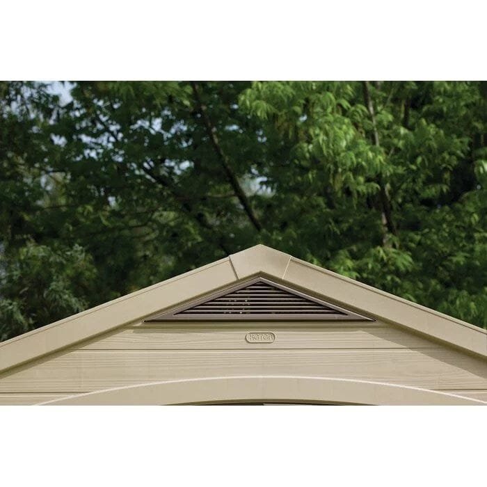 Factor 8 ft. W x 6 ft. D Plastic Storage Shed - Image 6