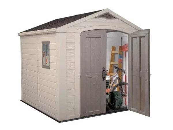 Keter Factor 8×8 Foot Large Resin Outdoor Shed - Image 2