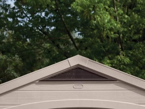 Keter Factor 8×8 Foot Large Resin Outdoor Shed - Image 4