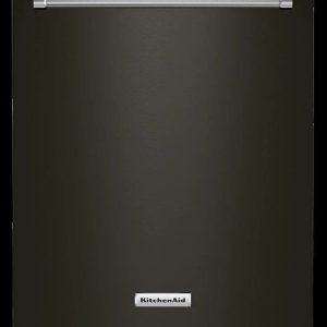 KitchenAid – Top Control Built-In Dishwasher with Stainless Steel Tub, FreeFlex Third Rack, 44dBA – Black stainless steel