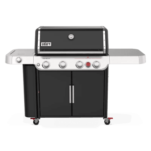 Nexgrill 4-Burner Propane GAS Grill in Black with Side Burner and Stainless Steel Main Lid
