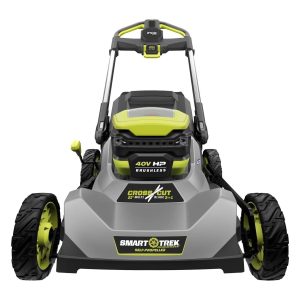 40V HP Brushless 21″ Cordless Battery Self-Propelled Lawn Mower with Dual Blades
