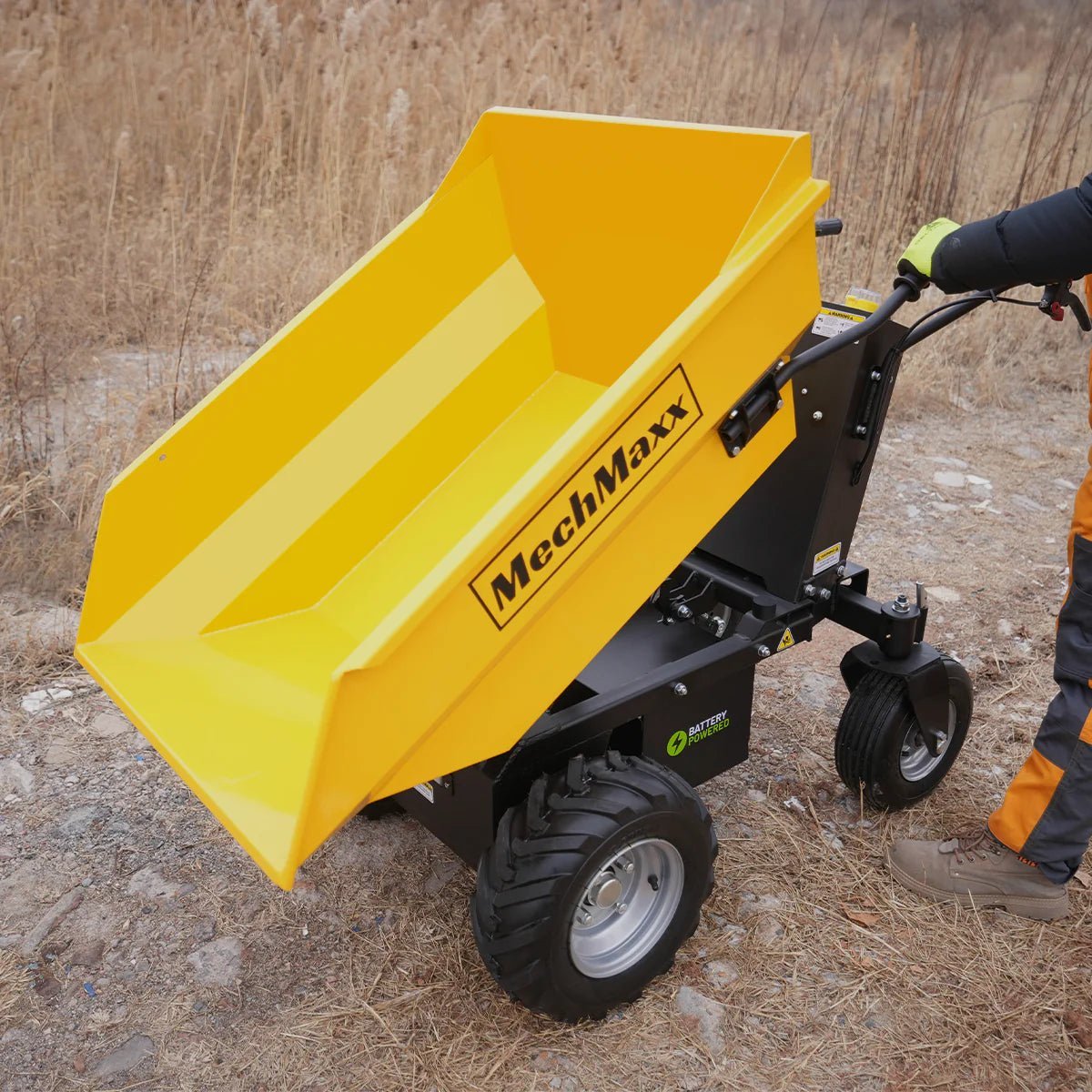MechMaxx 1100 lb Electric Mini Dumper, 48V 1000W Brushless Motor – Model E50 - Image 5